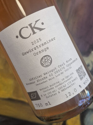 Carl Koch Gewürztraminer Orange trocken 2025
