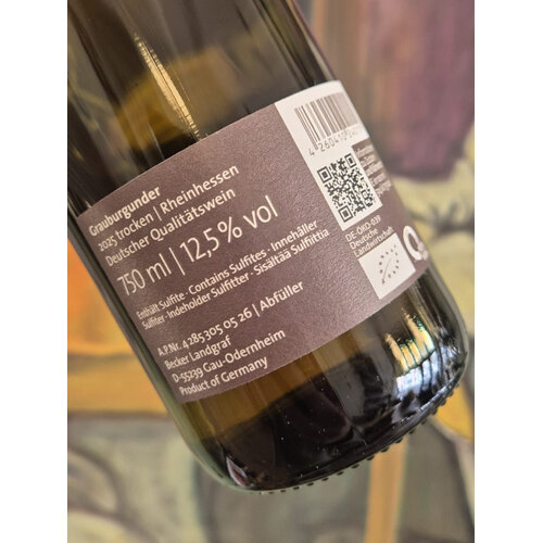 Becker-Landgraf J2 Grauburgunder Rheinhessen 2025