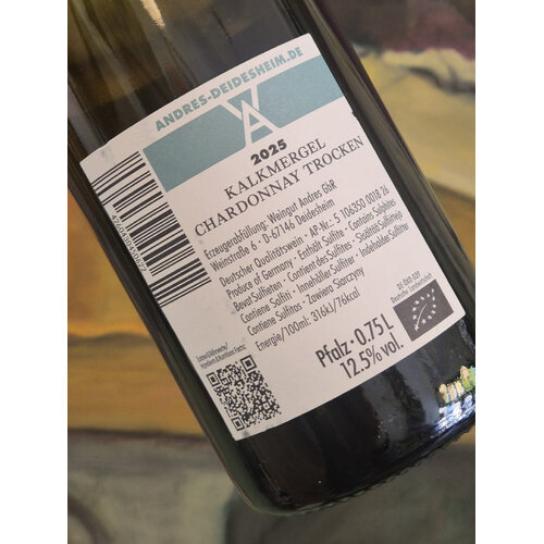 Michael Andres Pfalz Chardonnay Kalkmegel 2025