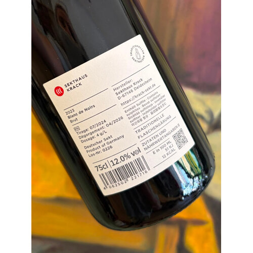 Krack - Sekthaus in Deidesheim Blanc de Noirs brut 2023
