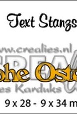 Crealies Crealies Tekststans (DE) Frohe Ostern