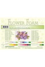 LeCrea -Foam LeCrea - 10 Flower Foam sheets A4 pastel groen