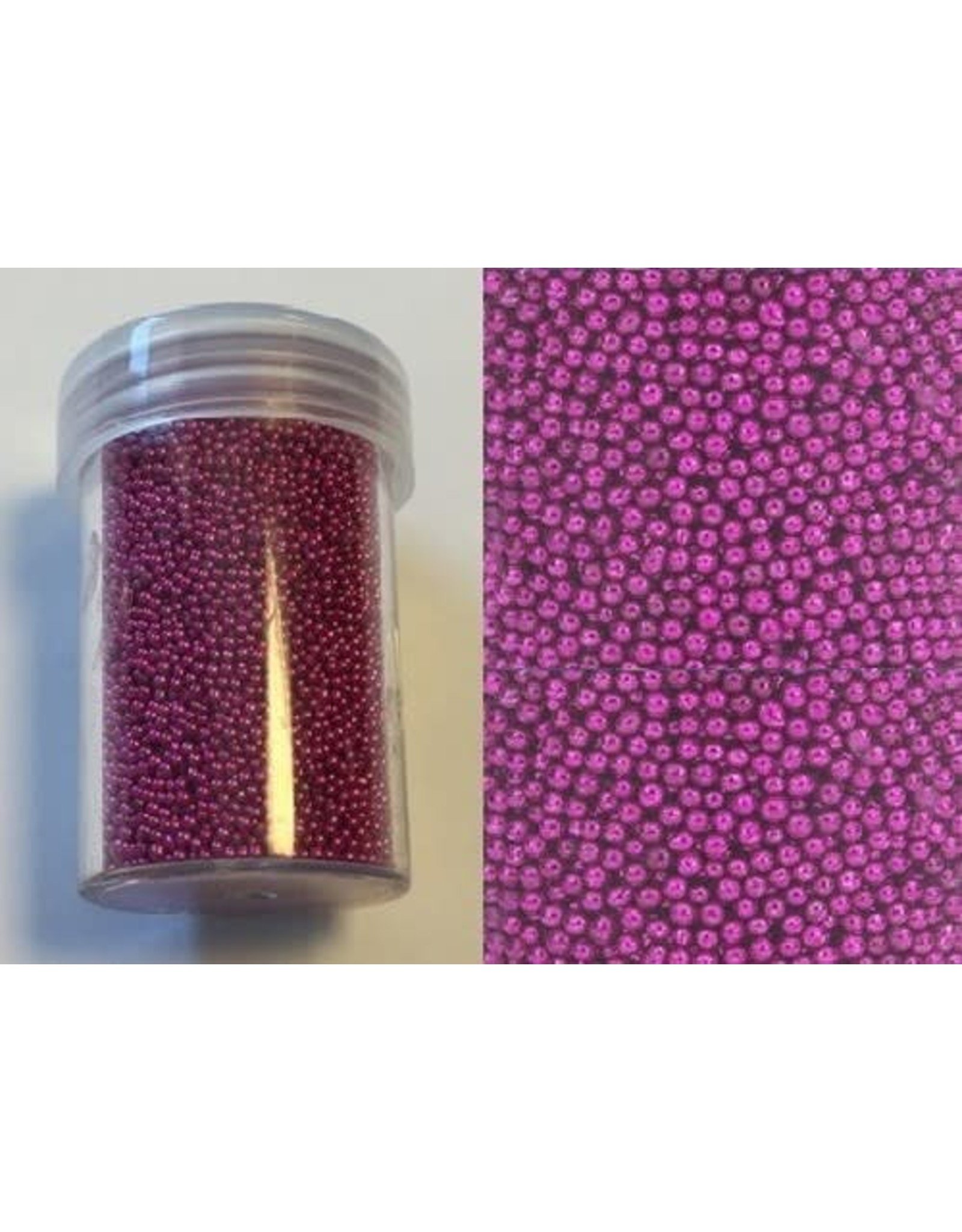 Mini pearls (zonder gat) 0,8-1,0mm fuchsia 22 gram