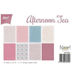 Joy Noor papierset Joy Crafts Papierset A4 Afternoon tea 6011/0535