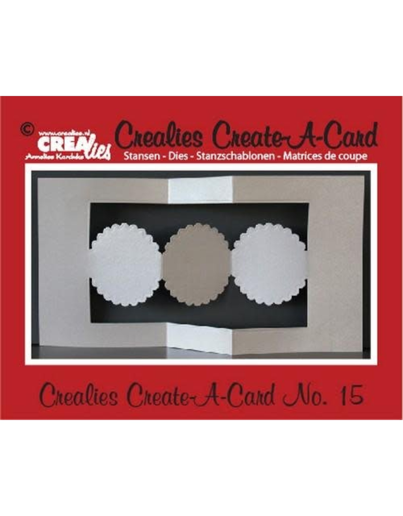 Crealies Crealies Create A Card no. 15 stans voor kaart CCAC15 / 13,5 cm x 26 cm
