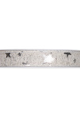 Halbach Printed Lurex Ribbon Stars 258-015-11-20 - Halbach - White/Silver White/Silver