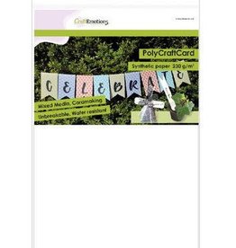 Craft Emotions CraftEmotions Synthetisch papier - PolyCraftCard wit 10 vl A4 - 230 gr