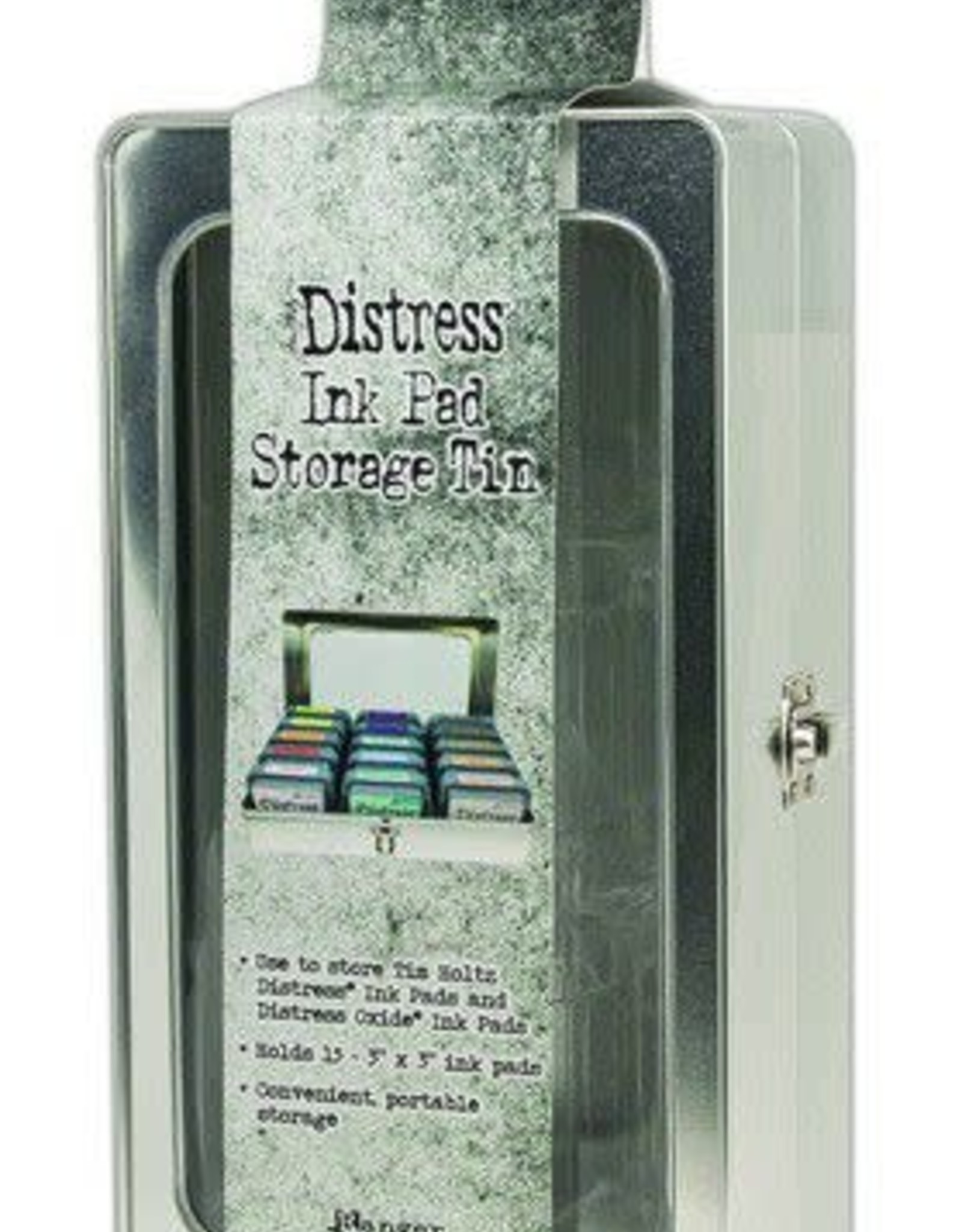 Ranger Ranger Tim Holtz Distress Pad Storage Tin - 3x3 Pads (leeg) TDA68075