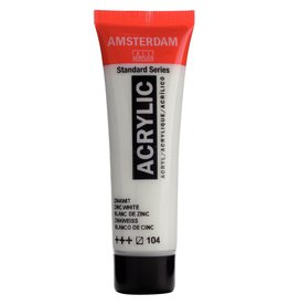 Amsterdam Amsterdam Acrylverf Tube 20 ml Zinkwit 104