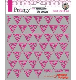 Pronty Pronty Mask Triangles pattern 15x15 470.770.032 by Jolanda