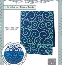 Karen Burniston Karen Burniston Pattern Plates Swirls 1124
