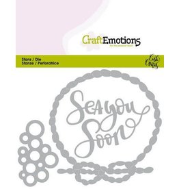 Craft Emotions CraftEmotions Die - Ocean - Sea You Soon Card 11x9cm Carla Creaties
