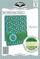 Karen Burniston Karen Burniston Pattern Plate - Fronds 1142