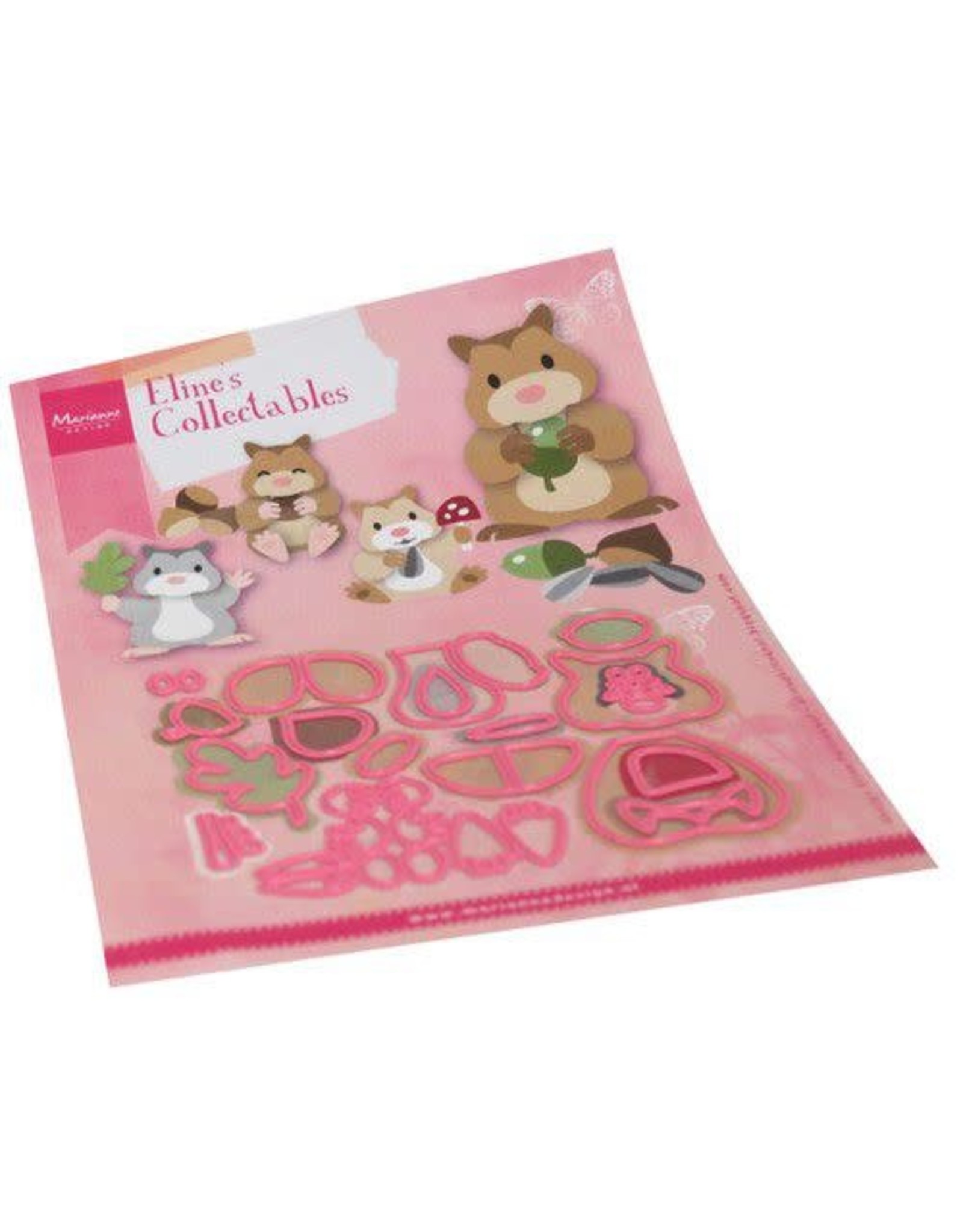 Marianne D Collectable Eline S Hamster Col14 15x21 Cm Stampsandcards