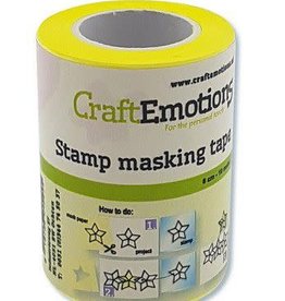 Craft Emotions CraftEmotions stempel maskeer tape 6 cm - 10 meter