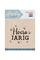 Card Deco Essentials - Clear Stamps - Hoera Jarig