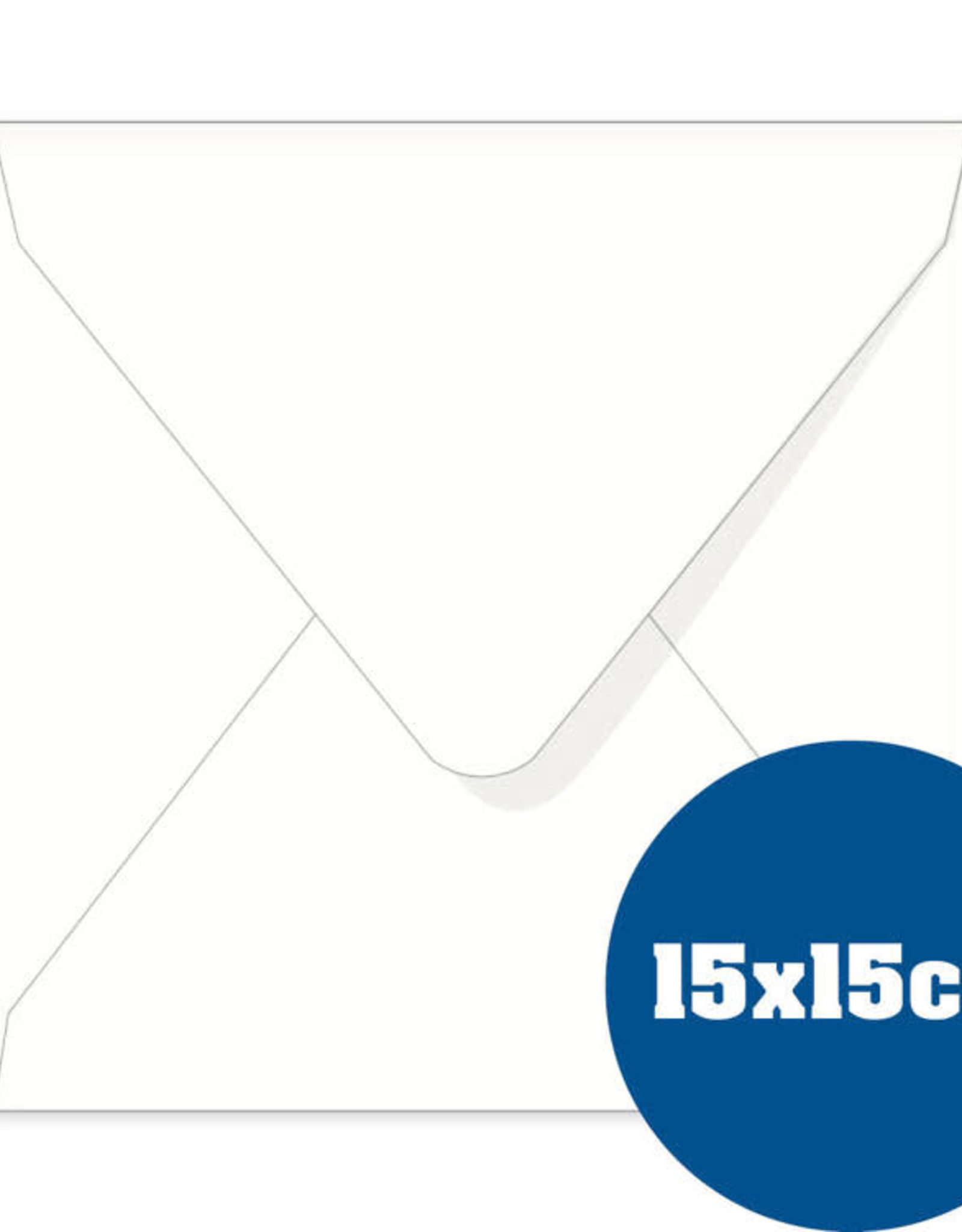 Findit Enveloppen 15 x 15xm 120 Grams wit 10 stuks