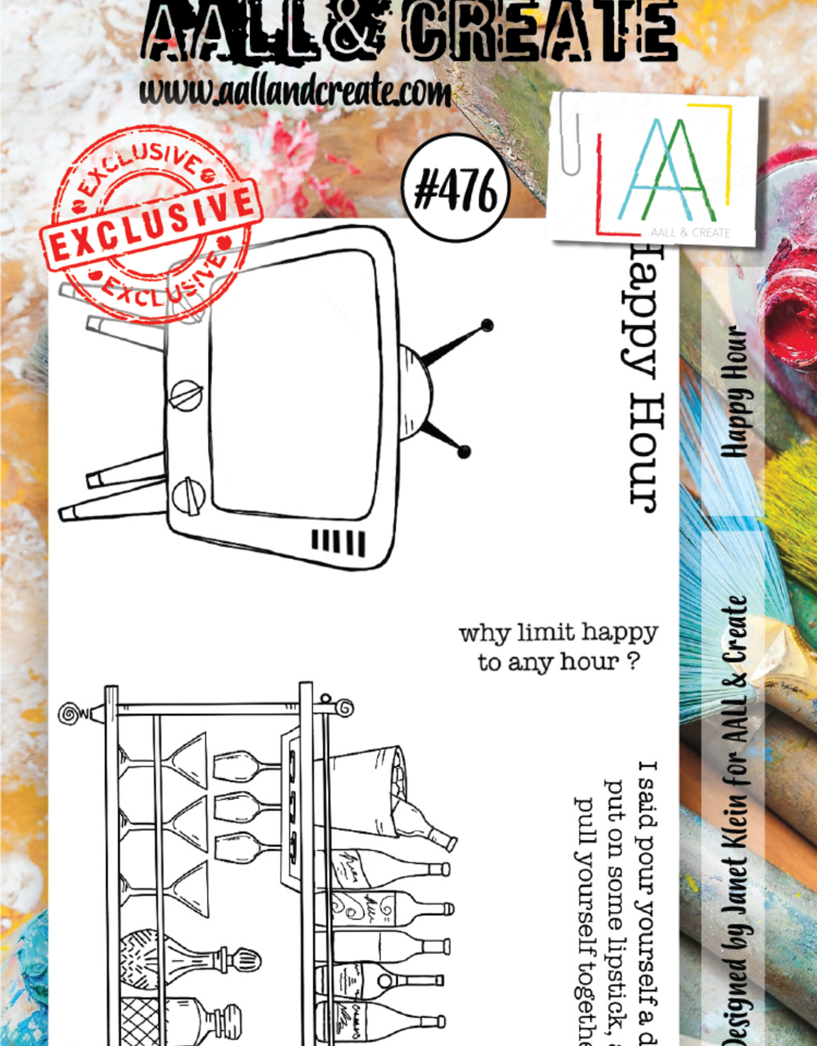 Aall& Create Aall & Create  A7 stamps #476