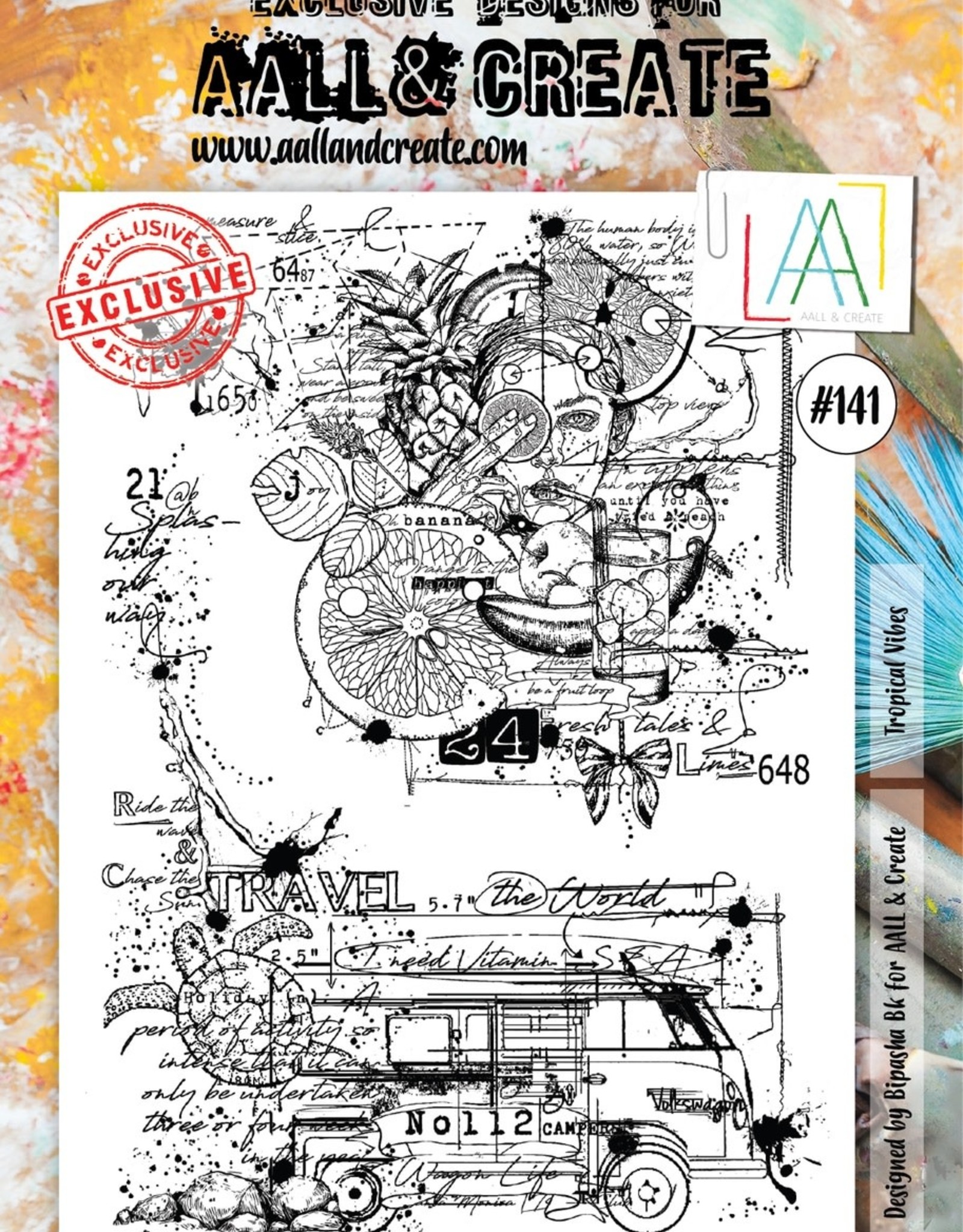 Aall& Create Aall & Create  A4 stamps #141