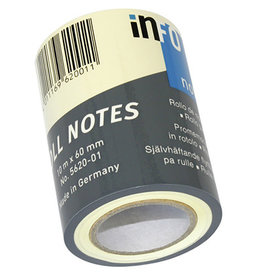 Roll notes Roll Notes Navulling Info Notes (masking tape)