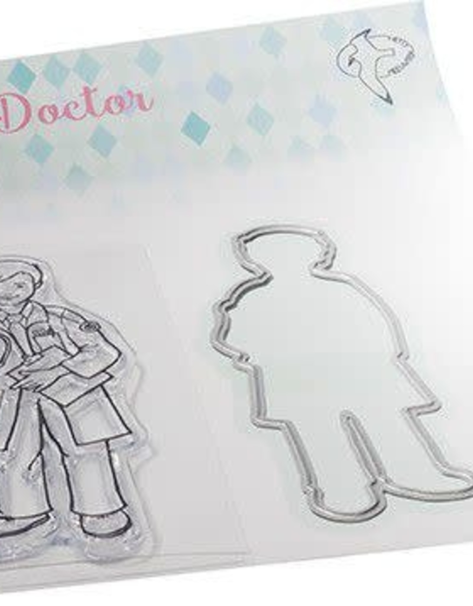 Marianne Design Marianne D Clear Stamps Hetty‘s Dokter HT1660 30x85mm, 32x87mm