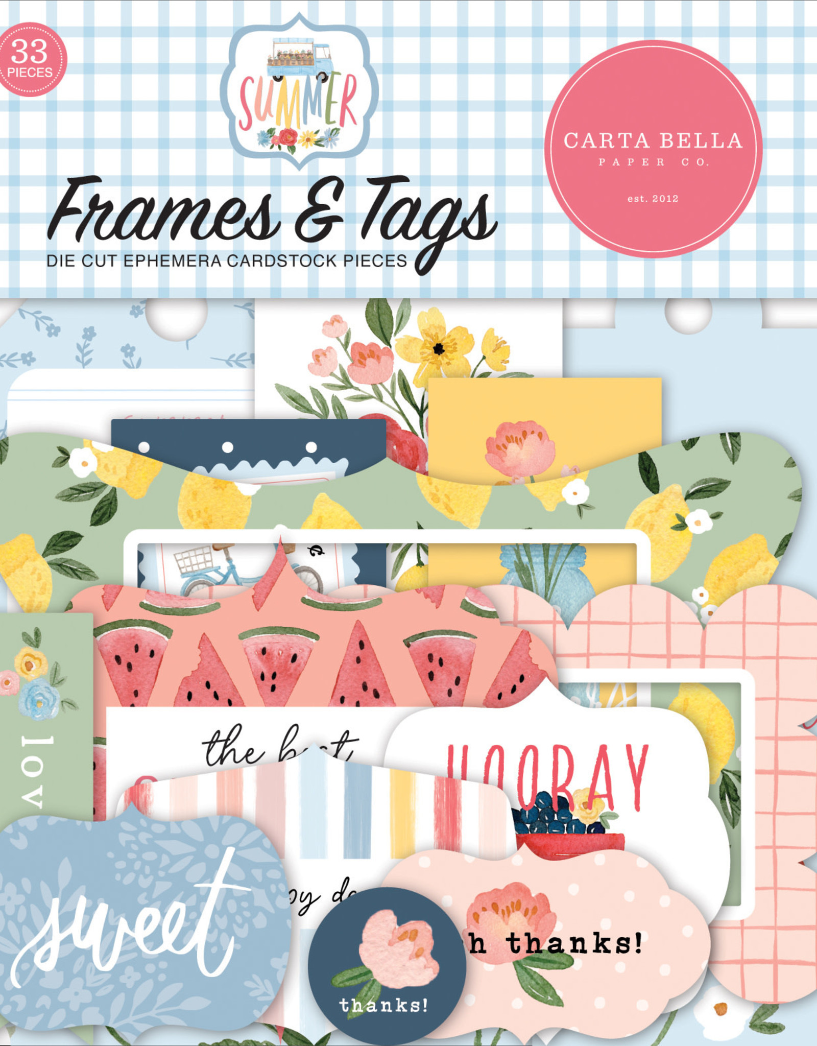 Carta Bella Carta Bella Summer Frames & Tags