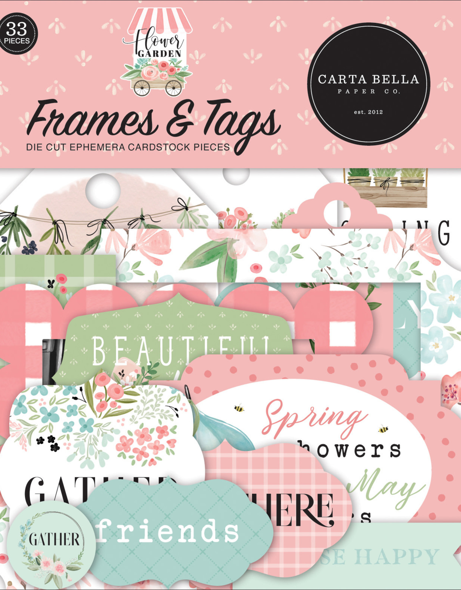Carta Bella Carta Bella Flower Garden Frames & Tags