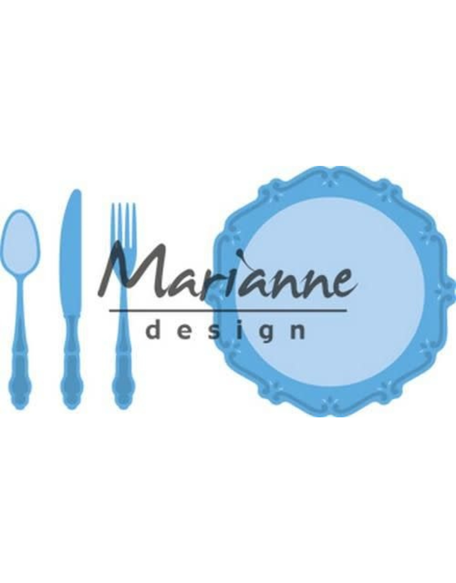 Marianne Design Marianne D Creatable Diner set LR0566 60x60mm - 6x52,5mm