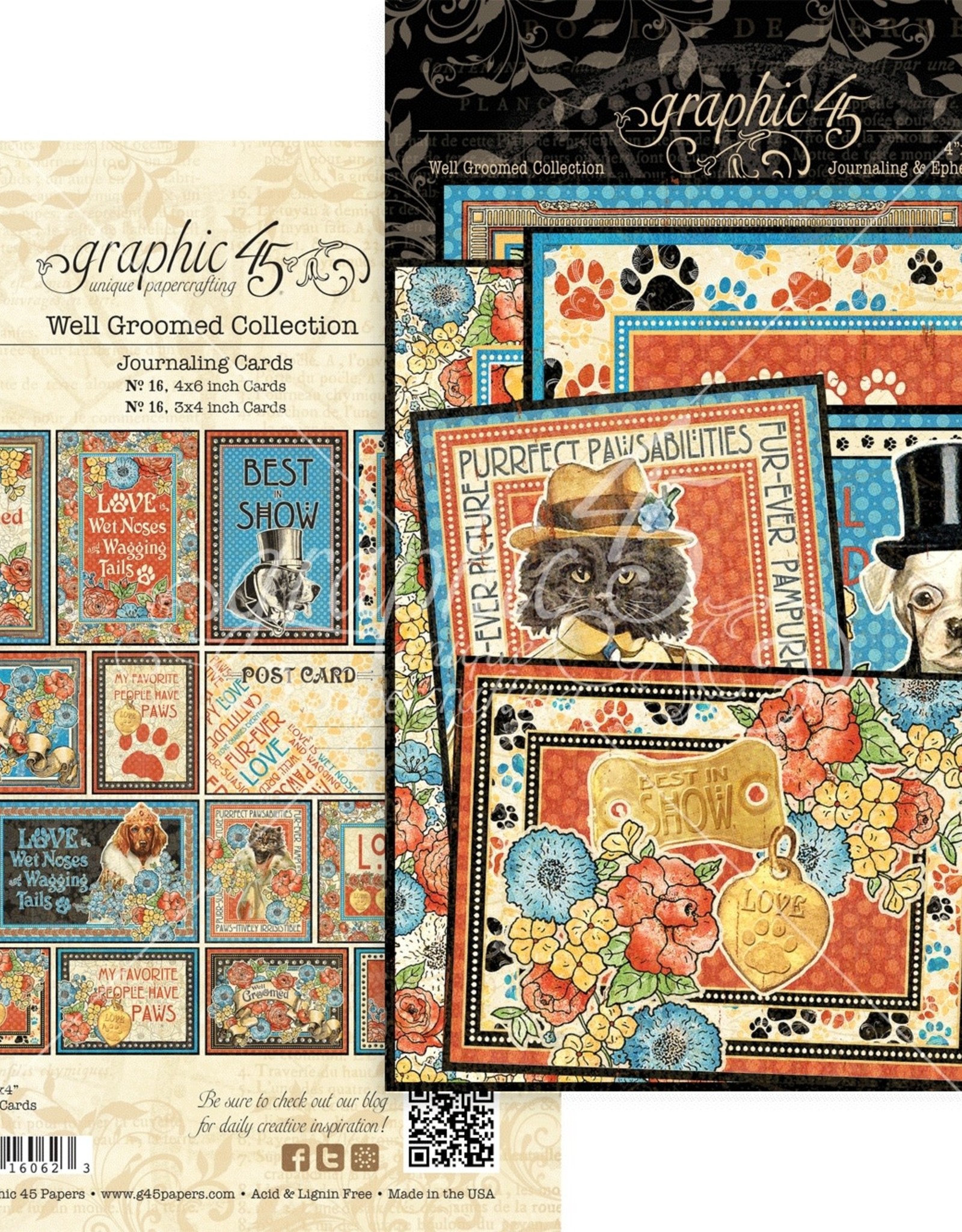 Graphic 45 graphic45 well groomed journalcards