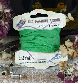 Old Fashion Ribbon Old Fashion Ribbon Linnen Vintage Groen OLDL35