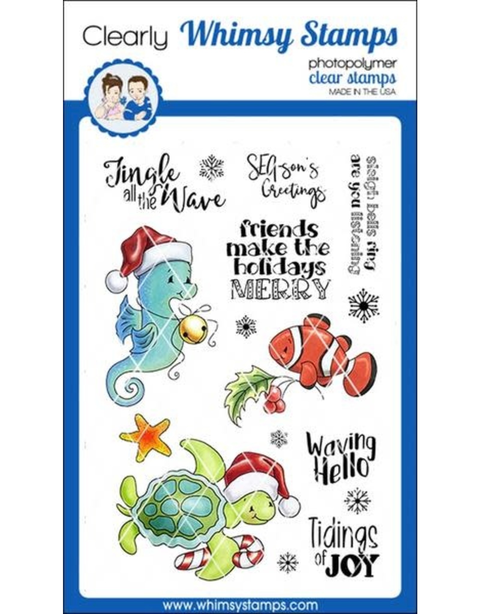 Whimsy Stamps Whimsy Stamps Christmas Tidings Clear Stamps
