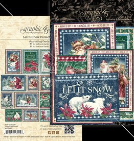 Graphic 45 Graphic 45 Let it Snow  Journal cards