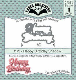 Karen Burniston Karen Burniston Happy Birthday Shadow 1179