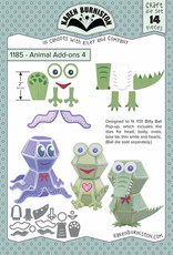 Karen Burniston Karen Burniston  Animal Aad-on 4 Octopus,Alligator, Frog 1185