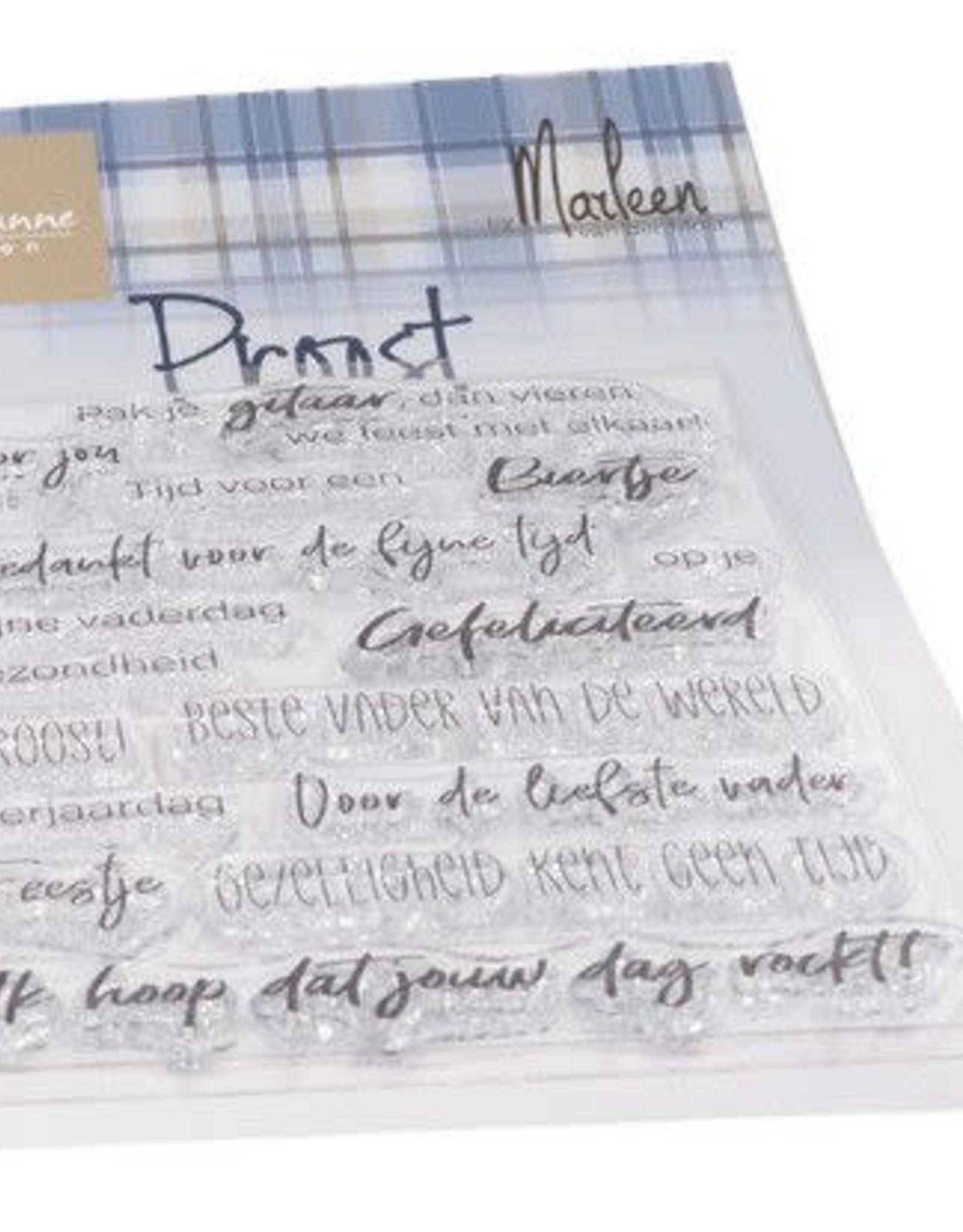 Marianne Design Marianne D Clear Stamps Proost by Marleen (NL) CS1056 83x117mm