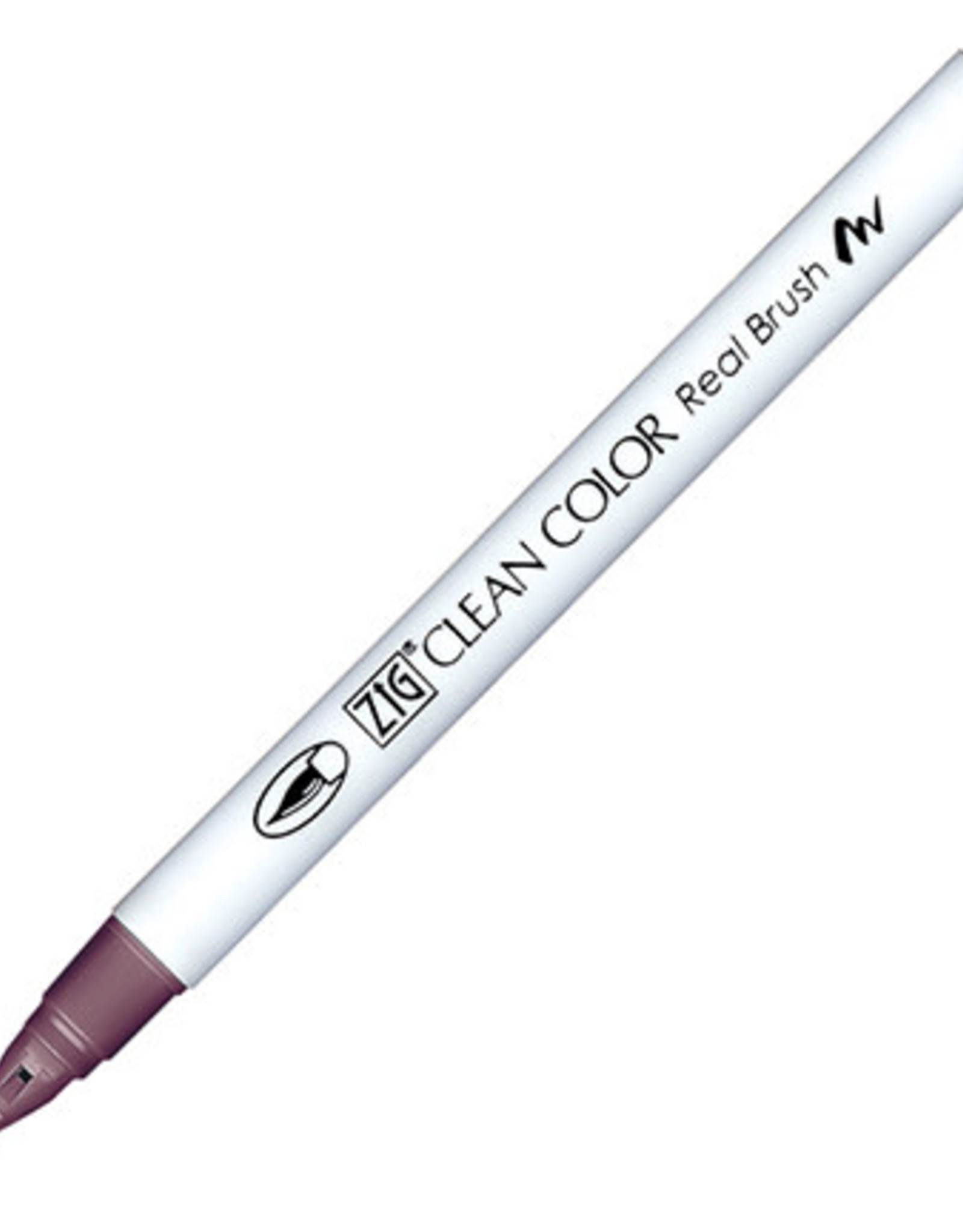 Zig Zig clean color real brush  Plum Gray 808