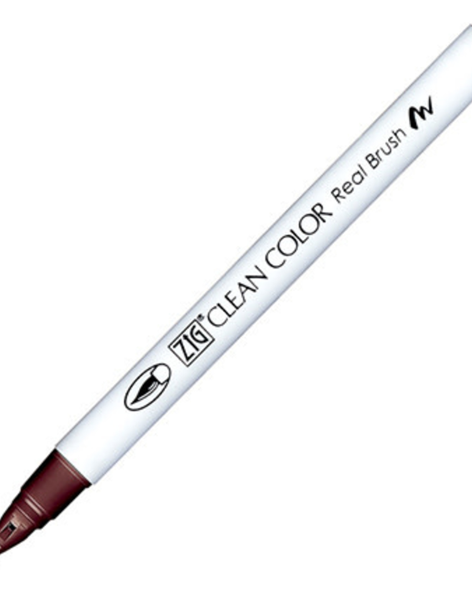 Zig Zig Clean color real brush Bordeaux Red  207