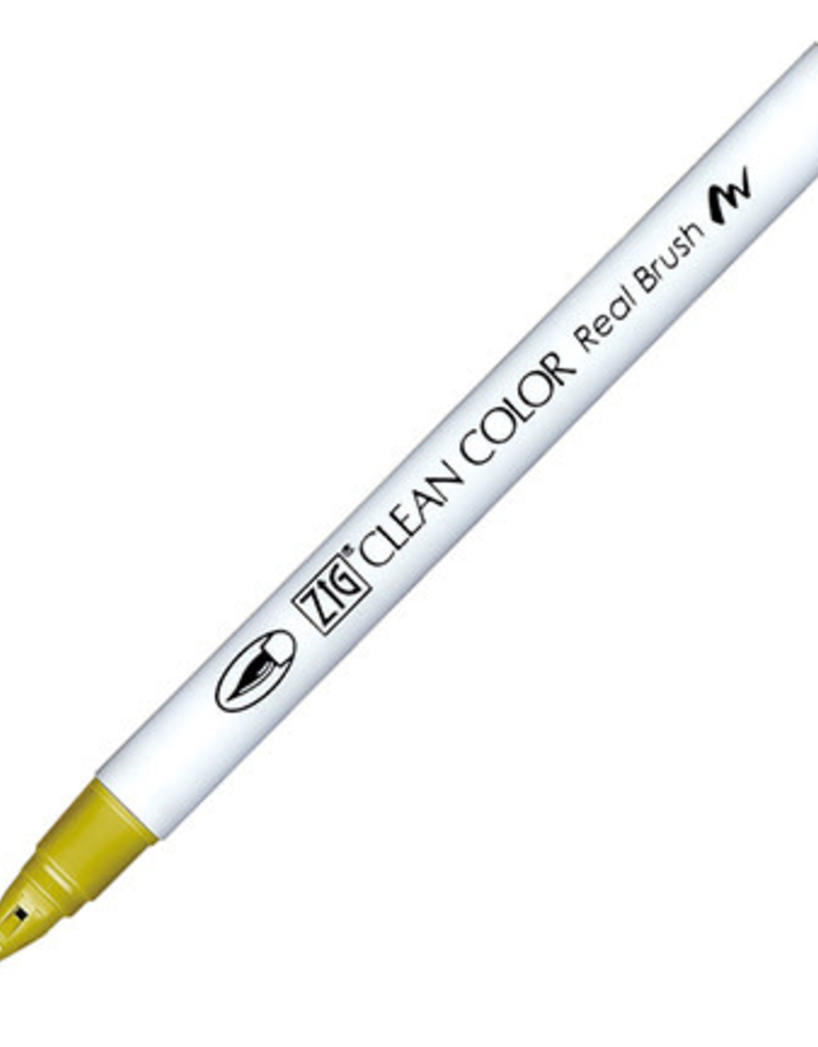 Zig Zig Clean color real brush Dark Yellow  057