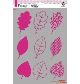 Pronty Pronty Mask stencil Leaves A4 470.770.010 by Jolanda