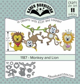 Karen Burniston Karen Burniston Monkey and Lion 1187