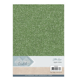 Card Deco Card Deco Essentials Glitter Paper Apple Green