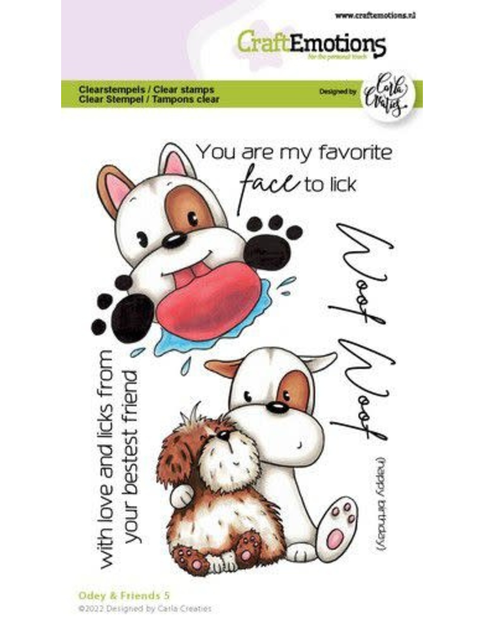 Craft Emotions CraftEmotions clearstamps A6 - Odey & Friends 5 Carla Creaties