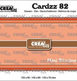 Crealies Crealies Cardzz no 82 Mini Slimline B CLCZ82 155x90mm