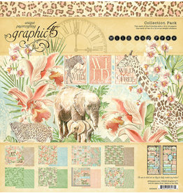 Graphic 45 Graphic 45 Wild & Free 12x12 Collection Pack  30.5 x 30.5 cm