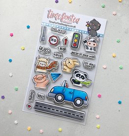Time for Tea Designs Time For Tea Designs Car Critters Clear Stamps