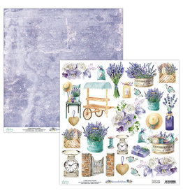 Mintay Papers Mintay Papers Lavender Farm Elements  12 x12  30.5 x 30.5 cm