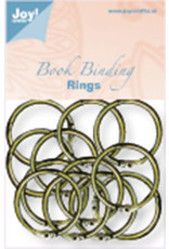 Joy Craft Joy Crafts (12) Boekbinders-ringen antiek koper 6200/0131