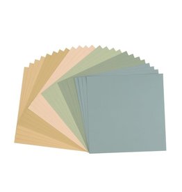 Vaessen Creative Vaessen Creative Florence • Cardstock multipack texture 30,5x30,5cm Strand tinten