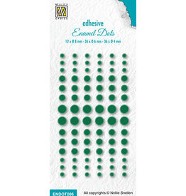 Nellie's Choice Nellie's Choice Enamel Dots Green ENDOT006