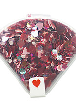 Nellie's Choice Nellie's Choice Sequins assorti  Red SEQ006